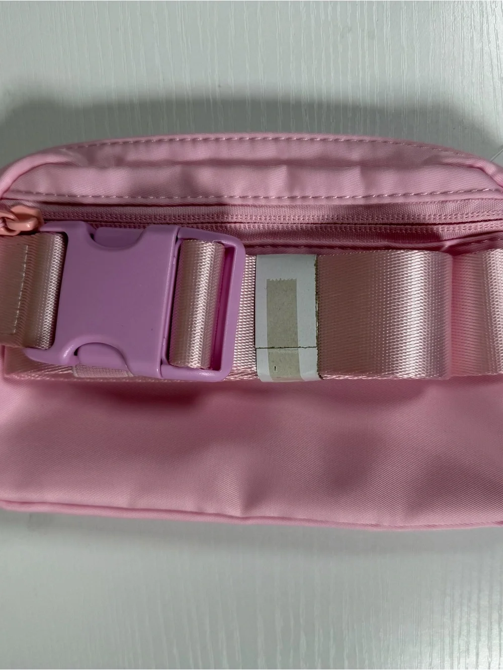 Lulu 1L Belt Bag — Pink / Black
